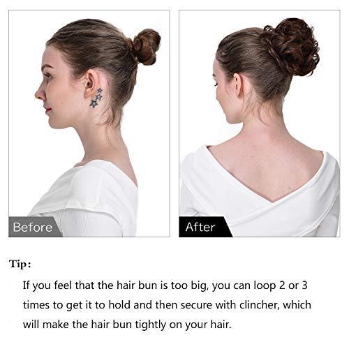 Bun Updo Hairpiece Chignon - Image 4