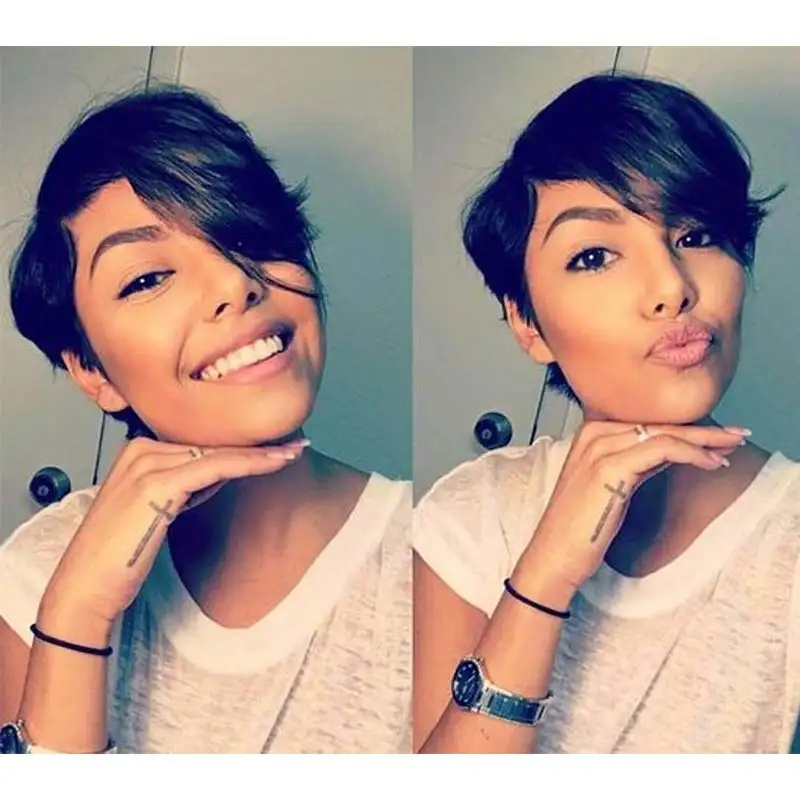 Candace Short Lace front Human Hair Wig - Image 3