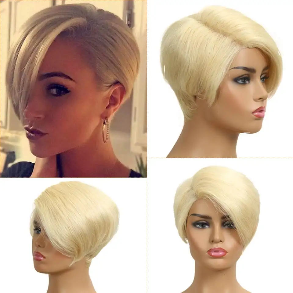 Candace Short Lace front Human Hair Wig - Image 4