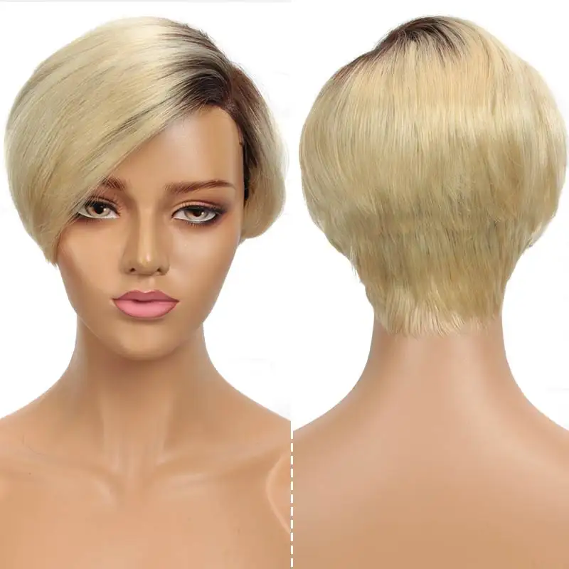 Candace Short Lace front Human Hair Wig - Image 5