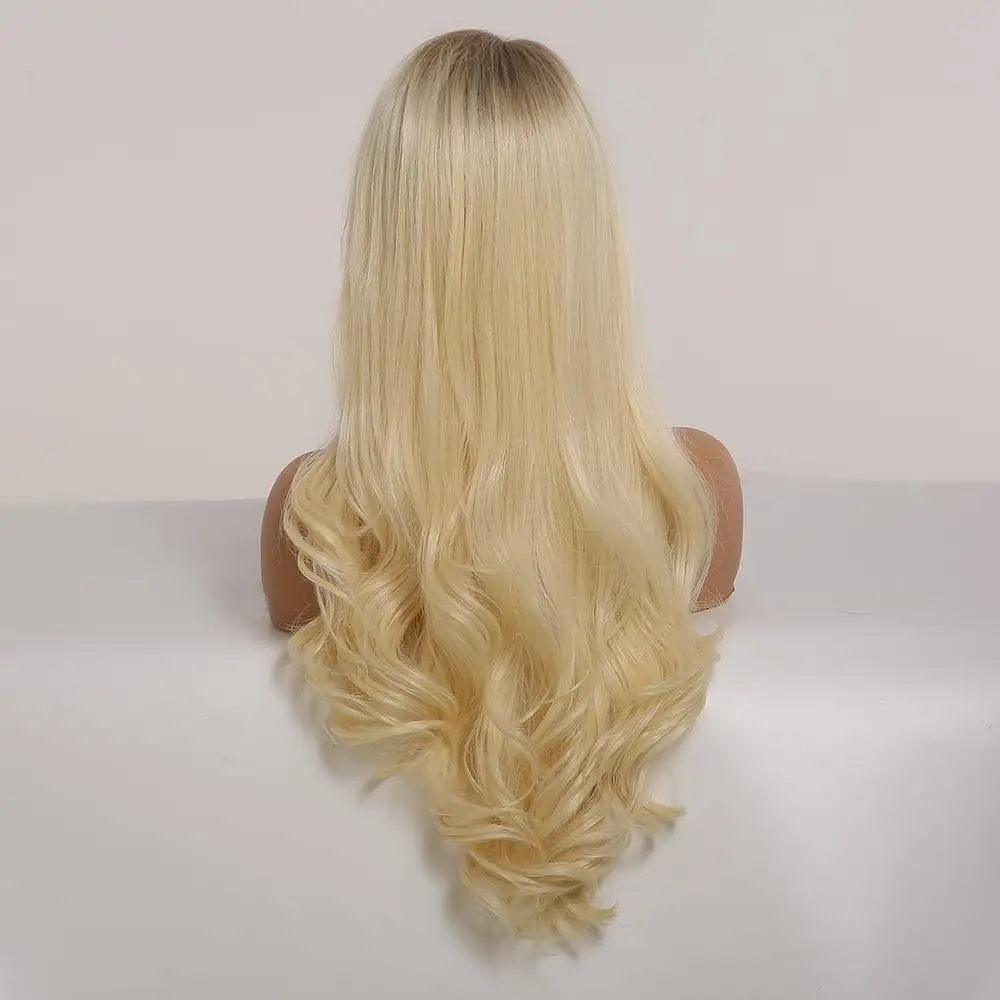 Carissa | Rooted Honey Brown to Blonde Ombre Lace Wig - Image 6
