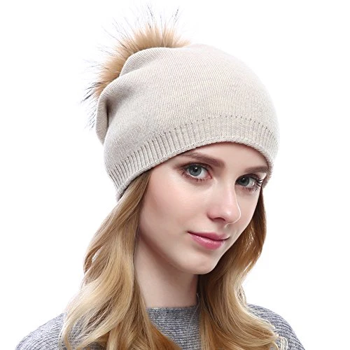 Cashmere Knit Wool Beanie - Image 11