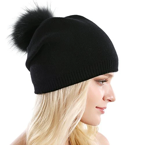 Cashmere Knit Wool Beanie - Image 12