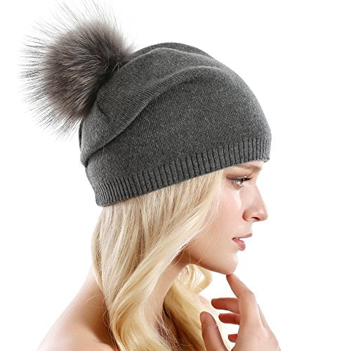 Cashmere Knit Wool Beanie - Image 15