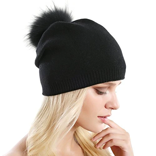Cashmere Knit Wool Beanie - Image 21