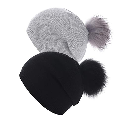 Cashmere Knit Wool Beanie - Image 22
