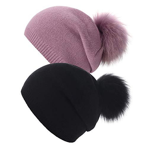 Cashmere Knit Wool Beanie - Image 29