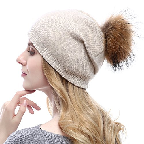 Cashmere Knit Wool Beanie - Image 3