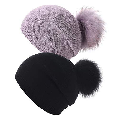 Cashmere Knit Wool Beanie - Image 31