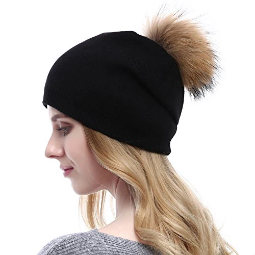 Cashmere Knit Wool Beanie - Image 37