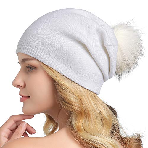 Cashmere Knit Wool Beanie - Image 39