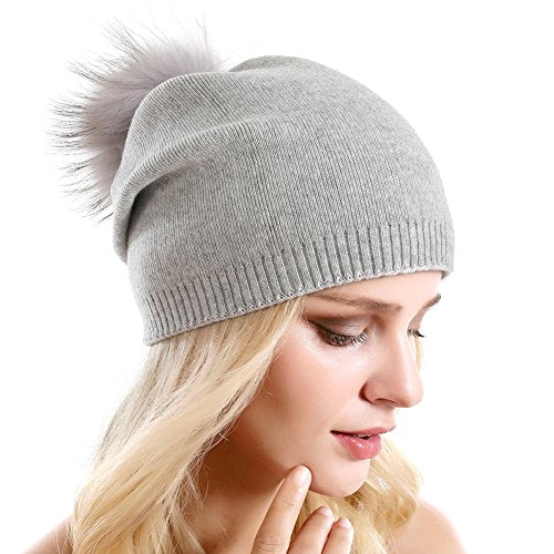Cashmere Knit Wool Beanie - Image 43