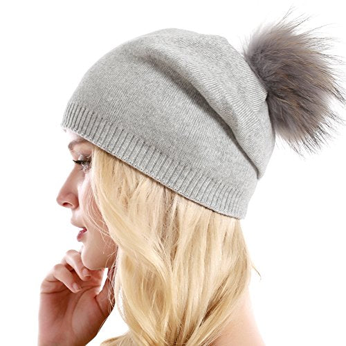 Cashmere Knit Wool Beanie - Image 44