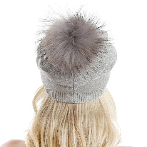 Cashmere Knit Wool Beanie - Image 45