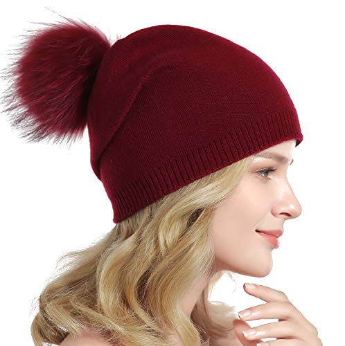 Cashmere Knit Wool Beanie - Image 46