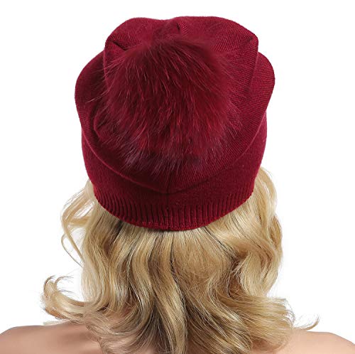 Cashmere Knit Wool Beanie - Image 48