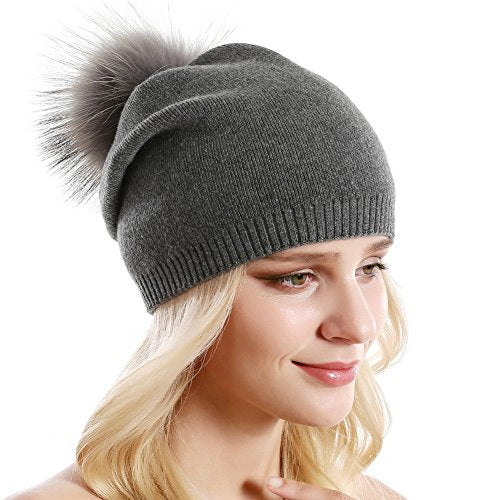 Cashmere Knit Wool Beanie - Image 50