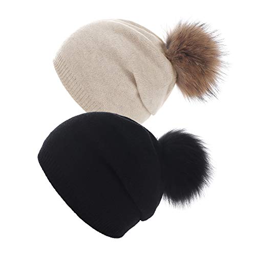 Cashmere Knit Wool Beanie - Image 7