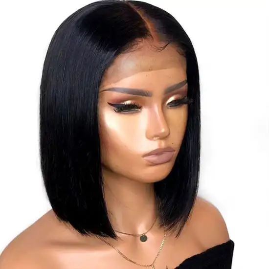 Cassidy Straight Medium Long Human Hair Full Lace Remy Hair Wig - Image 3