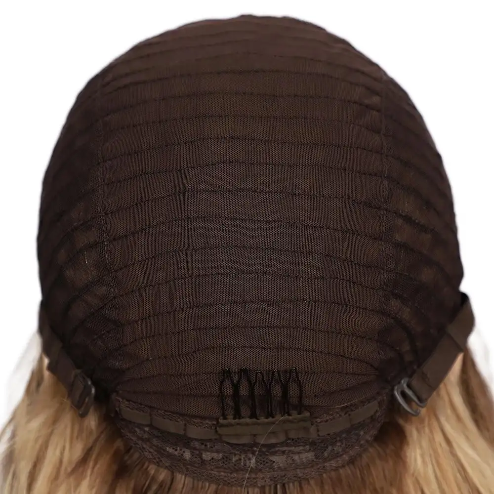 Catarina Leah Lace Front Ombre Blonde Brown Mix Wig - Image 5