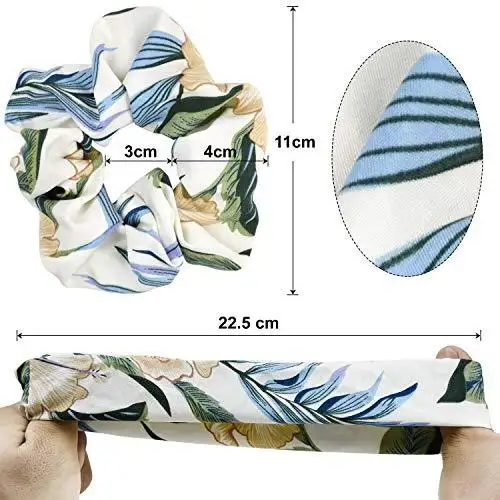 Chiffon Hair Scrunchies Mega Hair Accessories Set - Image 12