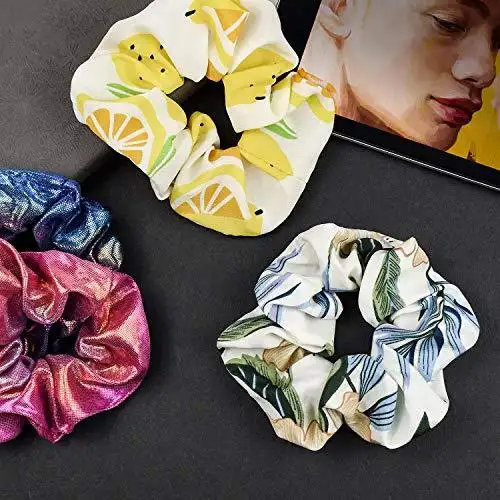 Chiffon Hair Scrunchies Mega Hair Accessories Set - Image 13