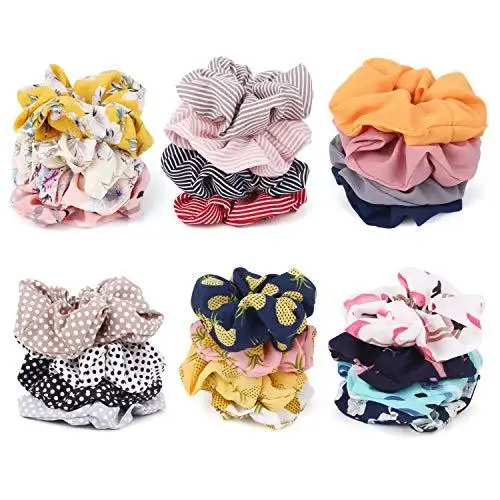 Chiffon Hair Scrunchies Mega Hair Accessories Set - Image 6