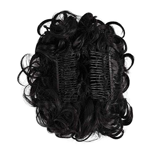 Classic Curly Chignon Hairpiece Bun - Image 13