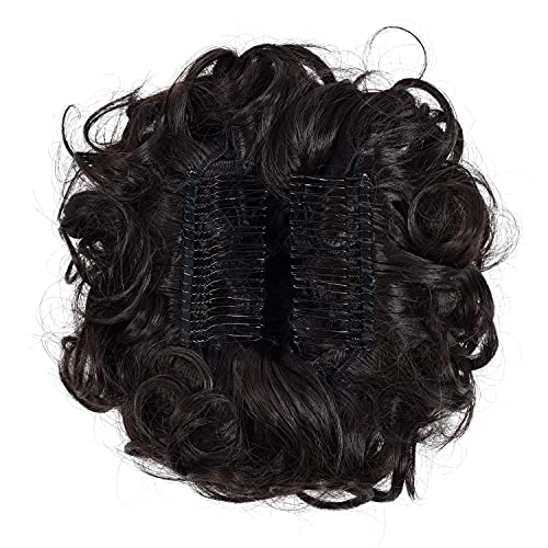 Classic Curly Chignon Hairpiece Bun - Image 19