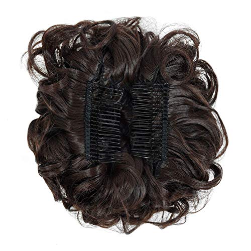 Classic Curly Chignon Hairpiece Bun - Image 25