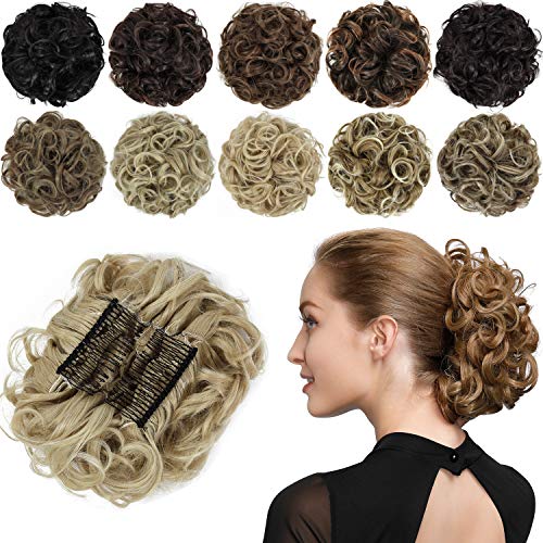 Classic Curly Chignon Hairpiece Bun - Image 32