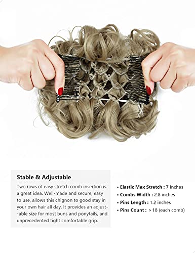 Classic Curly Chignon Hairpiece Bun - Image 39