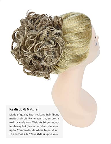 Classic Curly Chignon Hairpiece Bun - Image 4