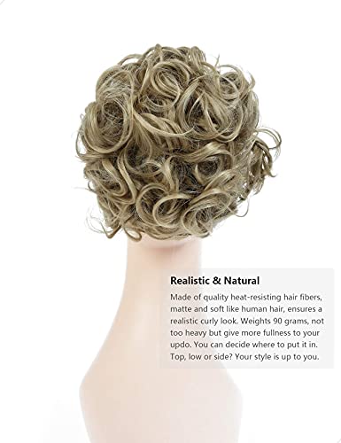 Classic Curly Chignon Hairpiece Bun - Image 40