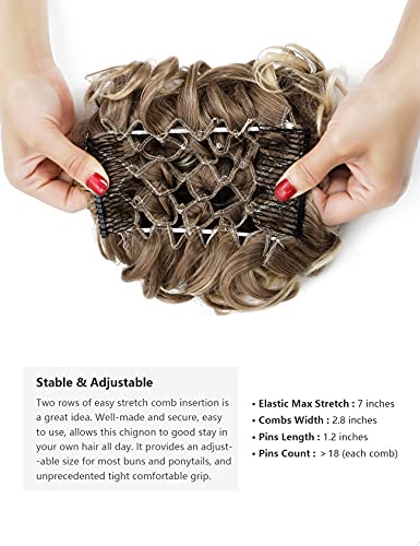 Classic Curly Chignon Hairpiece Bun - Image 51