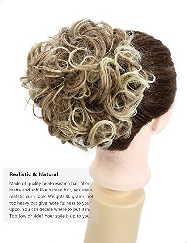 Classic Curly Chignon Hairpiece Bun - Image 52