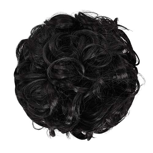 Classic Curly Chignon Hairpiece Bun - Image 9