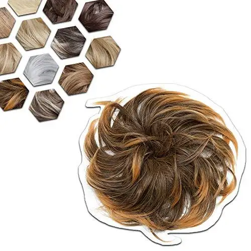 Classic Messy Hair Bun Hairpiece - Image 5