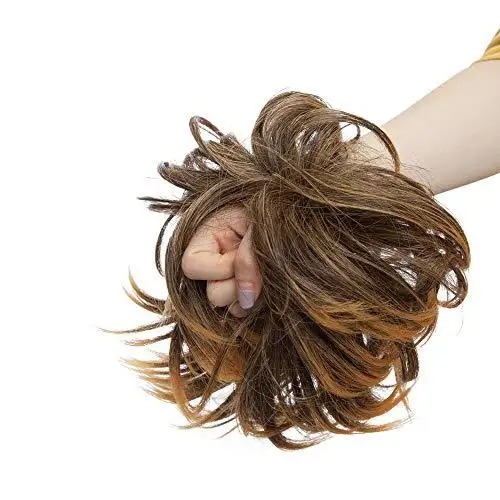 Classic Messy Hair Bun Hairpiece - Image 6