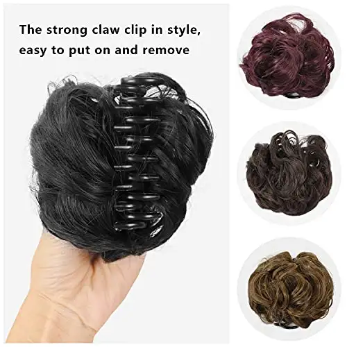 Claw Clip Hair Bun Extension - Image 10