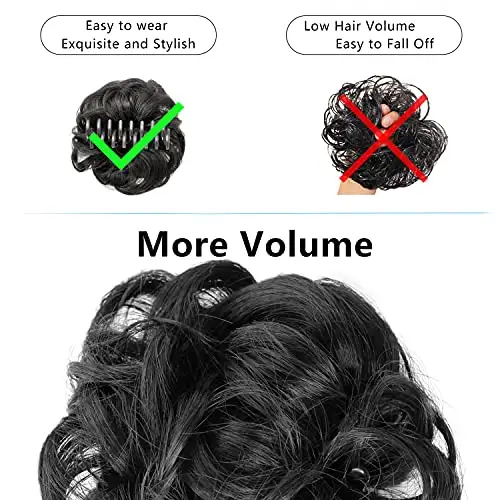 Claw Clip Hair Bun Extension - Image 11