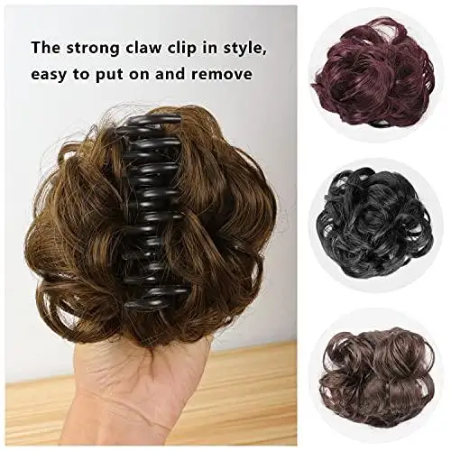 Claw Clip Hair Bun Extension - Image 13