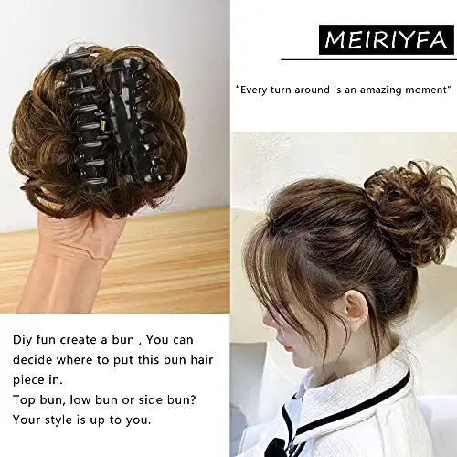 Claw Clip Hair Bun Extension - Image 14