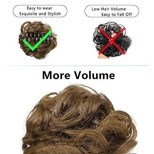 Claw Clip Hair Bun Extension - Image 15