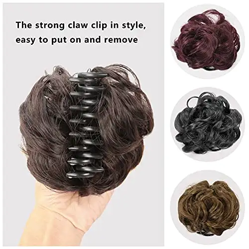Claw Clip Hair Bun Extension - Image 16