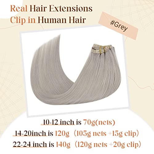 Clip in Balayage Chocolate Brown to Caramel Blonde and Brown Human  Hair Extensions - Image 14
