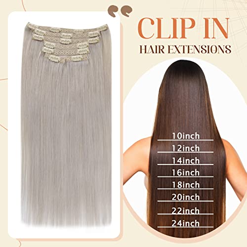 Clip in Balayage Chocolate Brown to Caramel Blonde and Brown Human  Hair Extensions - Image 15