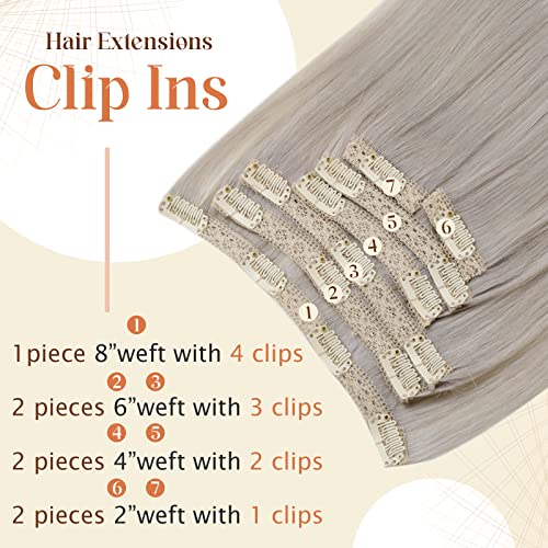 Clip in Balayage Chocolate Brown to Caramel Blonde and Brown Human  Hair Extensions - Image 17