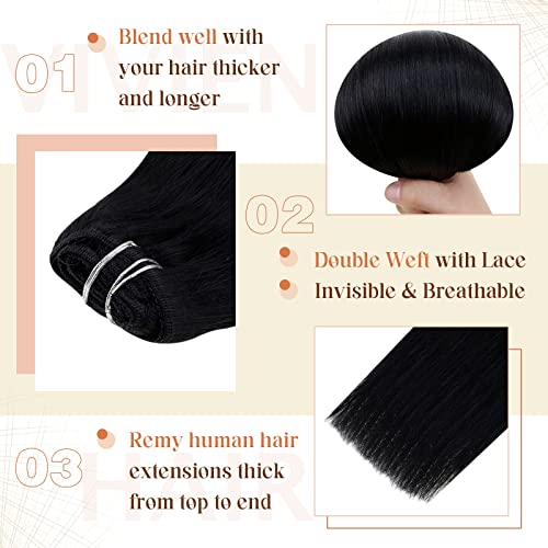 Clip in Balayage Chocolate Brown to Caramel Blonde and Brown Human  Hair Extensions - Image 27