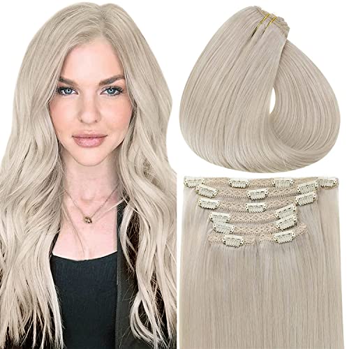 Clip in Balayage Chocolate Brown to Caramel Blonde and Brown Human  Hair Extensions - Image 70